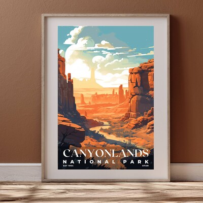 Canyonlands National Park Poster, Travel Art, Office Poster, Home Decor | S3 - image4